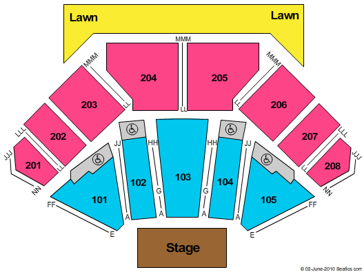 First Midwest Bank Amphitheatre Seating Chart